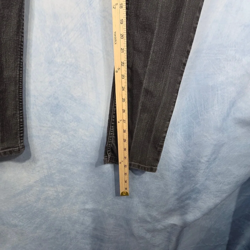 Paige Lennox Slim Fit Jeans Mens 33 Charcoal Gray Stretch Denim Pants